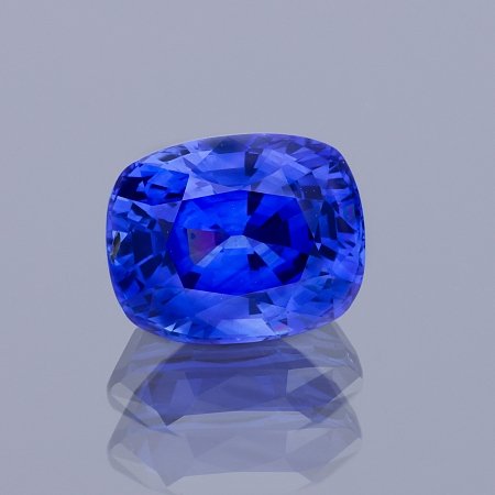 4.22 ct Cushion Blue Natural Sapphire