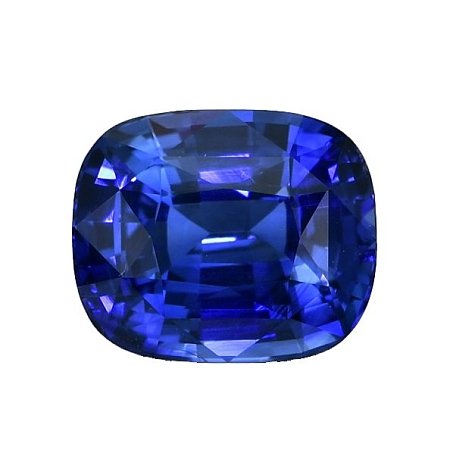 4.06 ct Cushion Blue Natural Sapphire