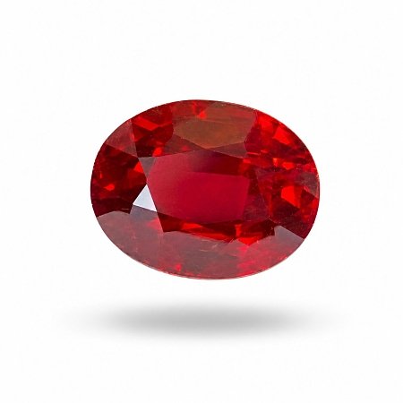 2.51 ct Oval Red Natural Ruby