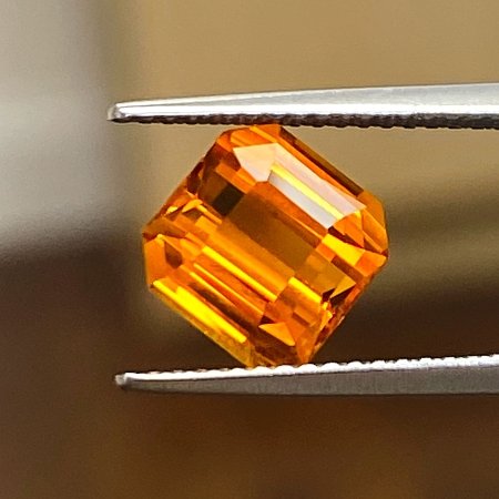3.27 ct Emerald Orange Natural Sapphire