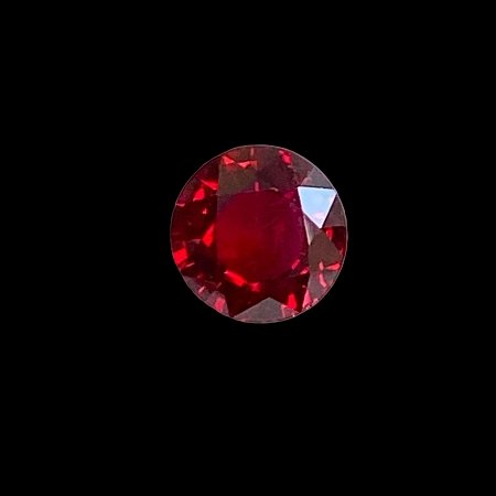 1.50 ct Round Red Natural Ruby