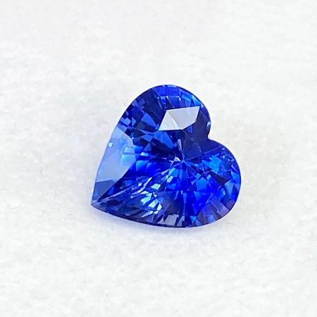 2.96 ct Heart Blue Natural Sapphire