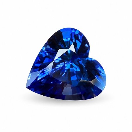 3.12 ct Heart Blue Natural Sapphire