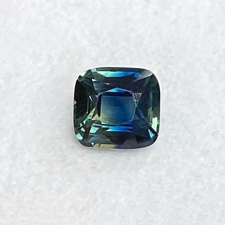 1.65 ct Cushion Green Natural Sapphire