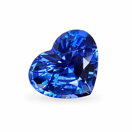 3.19 ct Heart Blue Natural Sapphire