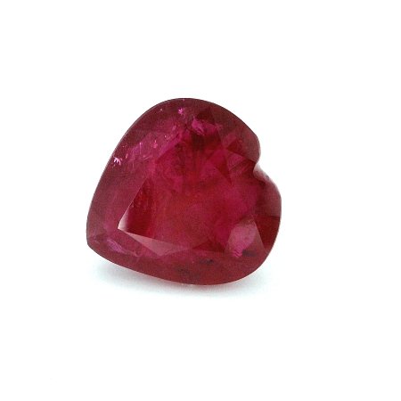 6.11 ct Heart Red Natural Ruby