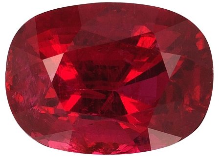 3.07 ct Cushion Red Natural Ruby