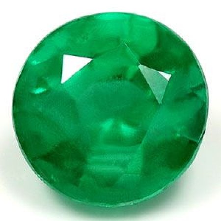 1.76 ct Round Green Natural Emerald