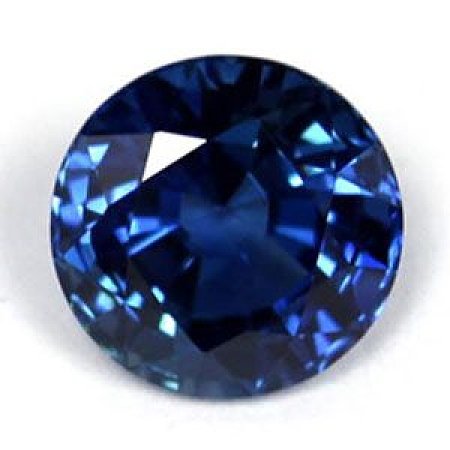 1.90 ct Round Blue Natural Sapphire