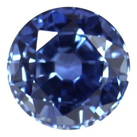 2.00 ct Round Blue Natural Sapphire