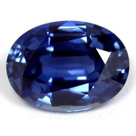 1.54 ct Oval Blue Natural Sapphire