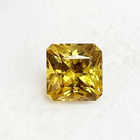 1.82 ct Radiant Yellow Natural Sapphire