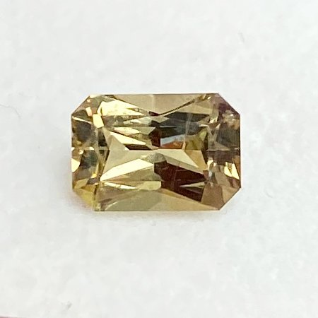 1.28 ct Radiant Yellow Natural Sapphire