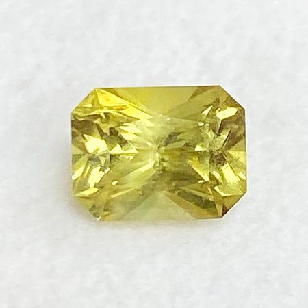 1.24 ct Radiant Yellow Natural Sapphire