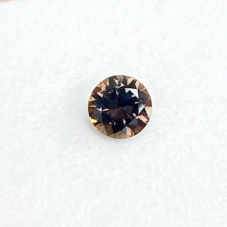 0.74 ct Round Brown Natural Sapphire