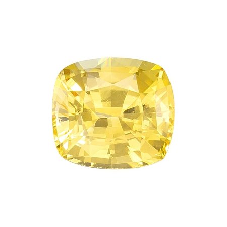 1.38 ct Cushion Yellow Natural Sapphire