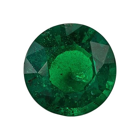 2.06 ct Round Green Natural Emerald
