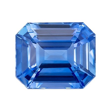 4.06 ct Emerald Blue Natural Sapphire
