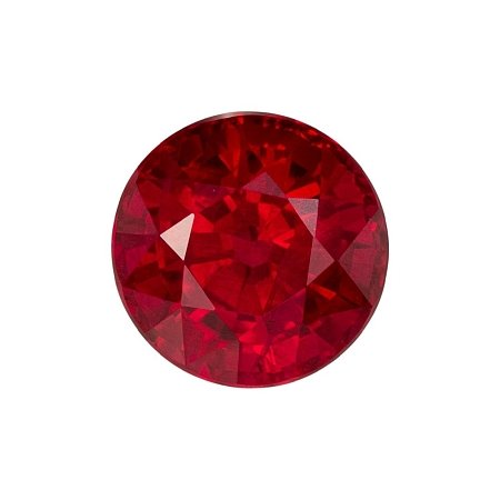 1.82 ct Round Red Natural Ruby