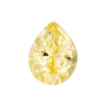 1.56 ct Pear Yellow Natural Sapphire