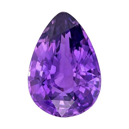 2.54 ct Pear Purple Natural Sapphire