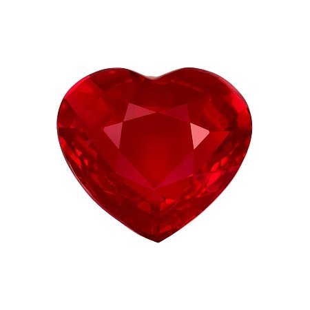 2.00 ct Heart Red Natural Ruby
