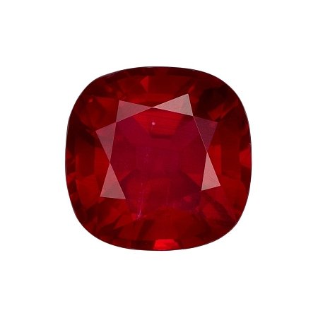 2.03 ct Cushion Red Natural Ruby