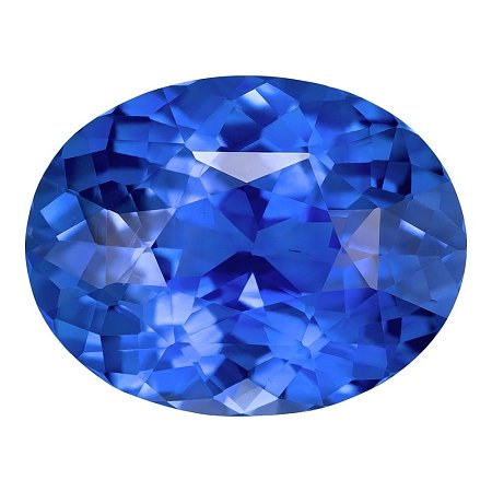 12.80 ct Oval Blue Natural Sapphire