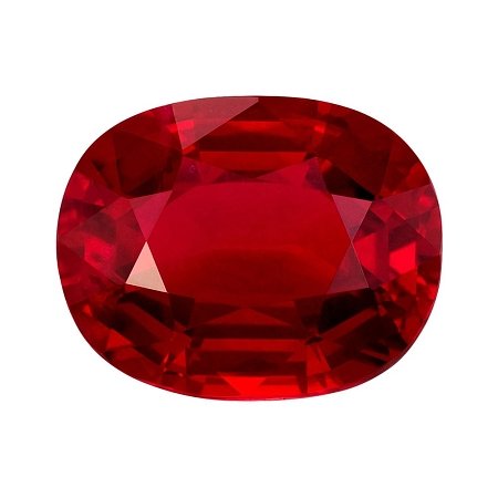 4.06 ct Cushion Red Natural Ruby