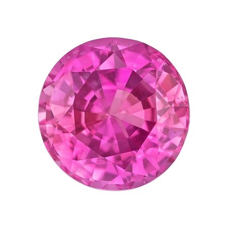 3.05 ct Round Pink Natural Sapphire