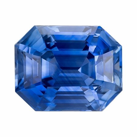 5.13 ct Emerald Blue Natural Sapphire