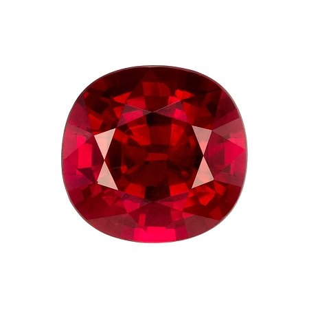 2.12 ct Cushion Red Natural Ruby