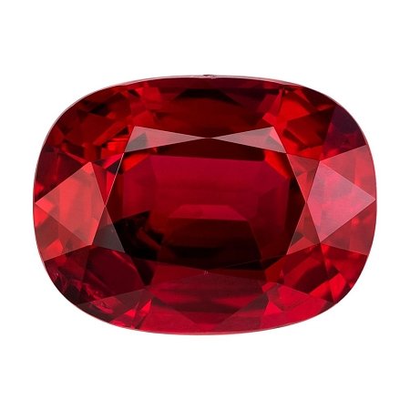 5.03 ct Cushion Red Natural Ruby