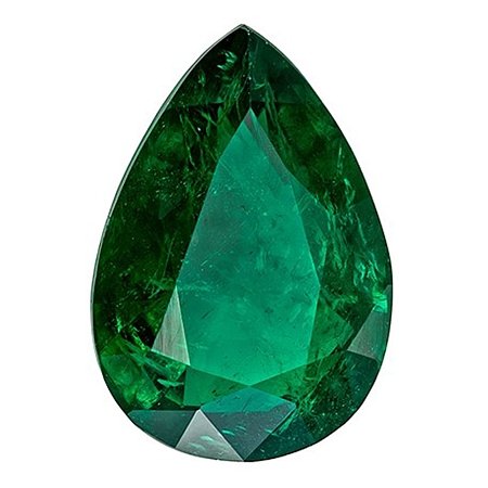 4.21 ct Pear Green Natural Emerald