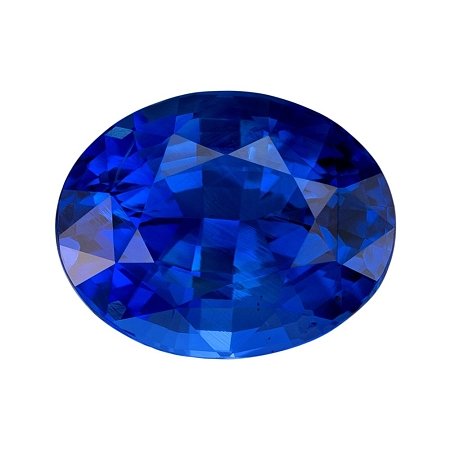 3.50 ct Oval Blue Natural Sapphire