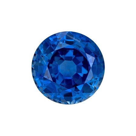 1.45 ct Round Blue Natural Sapphire