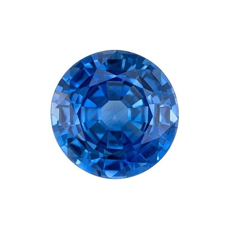 1.47 ct Round Blue Natural Sapphire