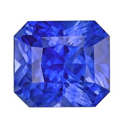 6.01 ct Radiant Blue Natural Sapphire