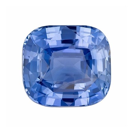 3.52 ct Cushion Blue Natural Sapphire