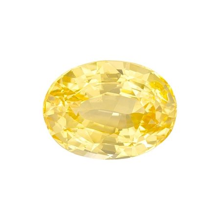 1.54 ct Oval Yellow Natural Sapphire