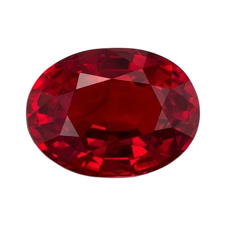 3.25 ct Oval Red Natural Ruby