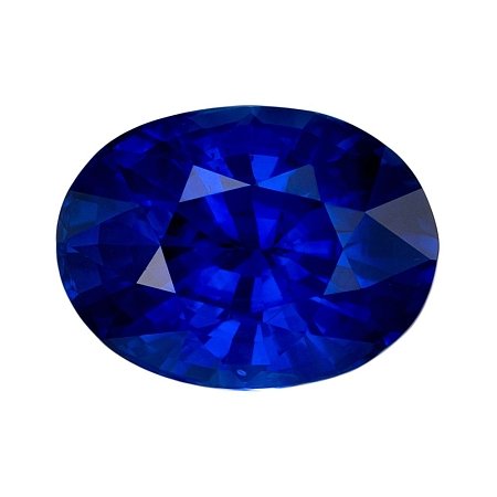 3.53 ct Oval Blue Natural Sapphire