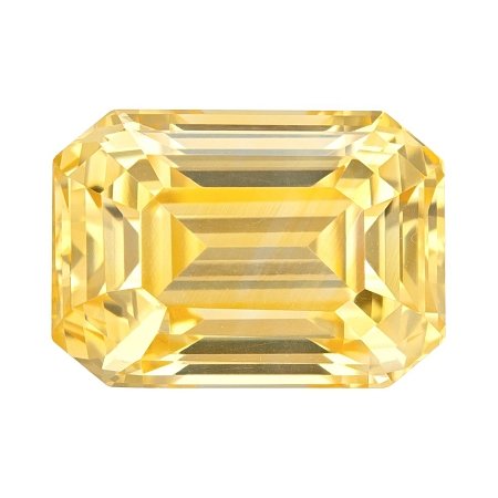 5.15 ct Emerald Yellow Natural Sapphire
