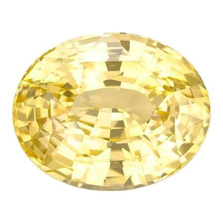 5.56 ct Oval Yellow Natural Sapphire
