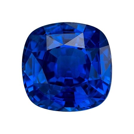 3.26 ct Cushion Blue Natural Sapphire
