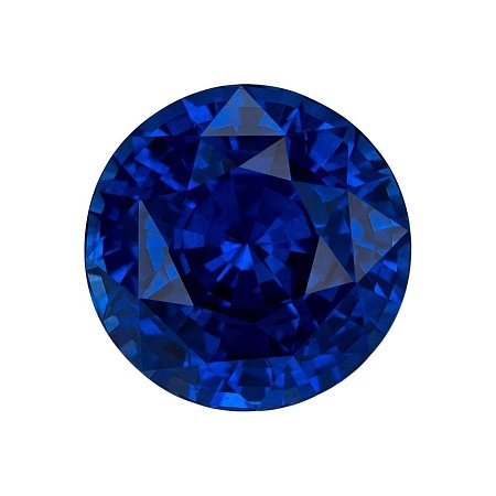 5.58 ct Round Blue Natural Sapphire