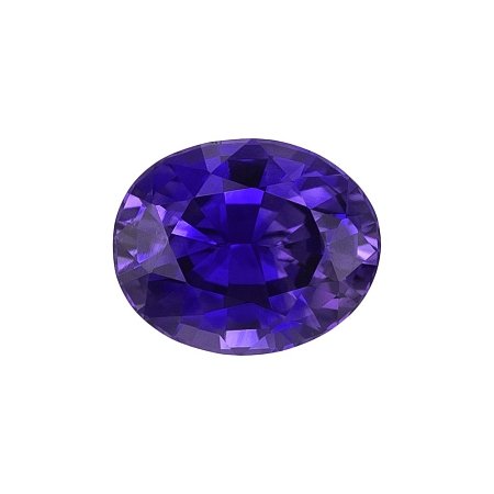 1.00 ct Oval Purple Natural Sapphire