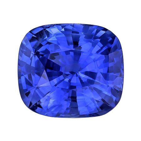 4.09 ct Cushion Blue Natural Sapphire