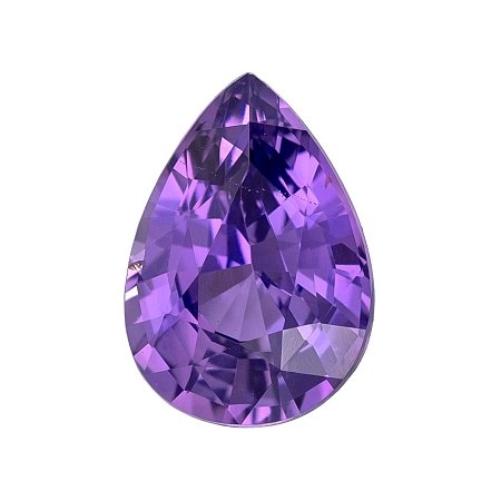 2.01 ct Pear Purple Natural Sapphire