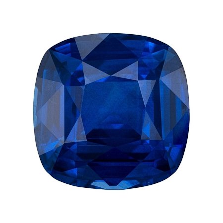 4.02 ct Cushion Blue Natural Sapphire